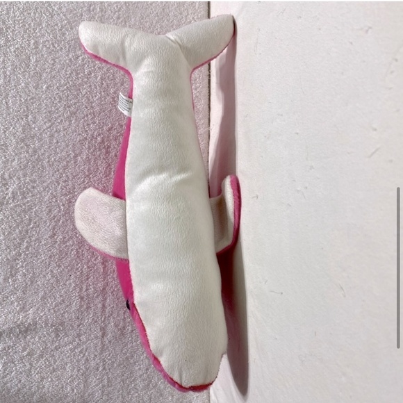 5/$25 Pink White Plush Dolphin Stuffed Animal - Picture 5 of 12